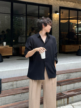 LMN Martin Air Cool Oversized Linen Shirt (3 colors)