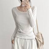 Span* Beat Patch Slim Long Sleeve T-shirt (5 colors)