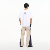 ドットプリント半袖Tシャツ