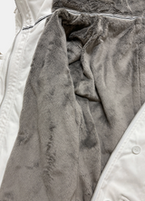 Mode Fur-Hood Short Jumper