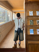 Chiba Patchwork Short Sleeve Shirt