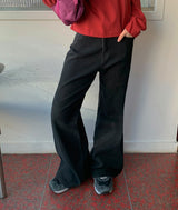 Tille Brushed Denim Bootcut Pants