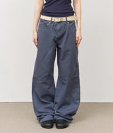 Cone Dyeing Zipper Pants