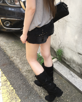Dark cross shorts