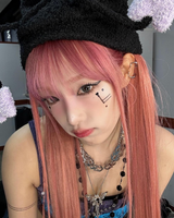 ユニークバタフライオニキスロングネックレス