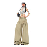 タイディテールパドルワイドレッグパンツ