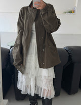 String oversized half field jacket