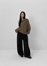 [MADE] Hirose Panel Rivet Balloon Banded Pants
