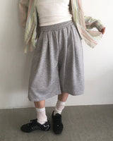Eucal Pintuck Sweat Bermuda Pants