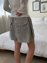 Air Circulator Cotton Easy Sweat Shorts (3c)