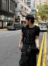 クロップドマッスルフィットアーカイブTシャツ