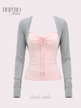 Blanc Center Gray Long-Sleeve T-Shirt