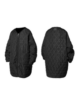 RELABEL 24AW バタフライレストレザーカラーデニムパッチワーク裏地取り外し可能シングルウェアマルチポケットウィンドブレーカーコットンジャケット