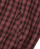 MST. Check Hood Shirt _ Solid Pink