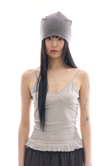 Sand punching frill sleeveless