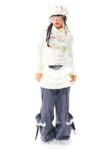 sillysis 可愛いイラスト付き帽子付きフリース薄手プルオーバースウェットシャツ新作長袖Tシャツ