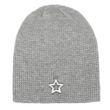 Star Summer Knit Beanie [Gray]