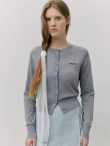 ROLA BASIC ROUND CARDIGAN GRAY