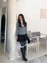 Diamond Punching Cotton Knit Tights (4color)