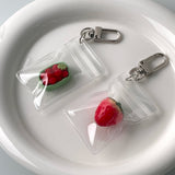 Strawberry Pocket Keyring