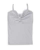 studs ribbon camisole(gray)