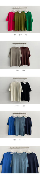 Dante Daily Round Short-Sleeved Knitwear