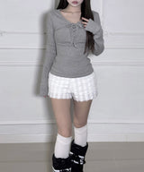 Able Eyelet Top (3colors)