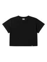 BASIC COOLING CROP TEE (BLACK)