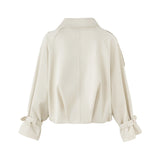 French Hunting Double-Breasted Crop Jacket