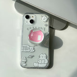 コージーデイフォーンケーススマホグリップセット