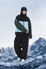 STITCH BOX WIDE TRACK PANTS DARK NAVY