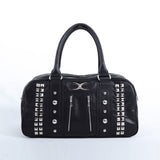 SEXXDEVIL“XX”Studded Leather Handbag