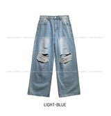 [Planned Product] Arty Damage Washing Wide Denim Pants