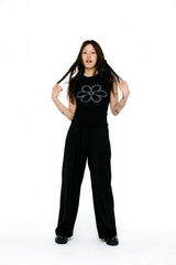 DOUBLE TUCK WIDE PANTS