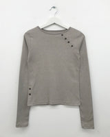 バイアススナップロングスリーブ (4color)