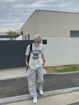 Rebel Silver String Nylon Balloon Pants 2C