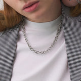 Men's ネックレスステンレススチール_CLEF ループチェーンネックレス