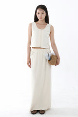 KNIT TEXTURE TOP_IVORY
