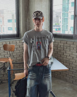 ロガン アートワーク グラフィック ショート スリーブ Tシャツ