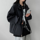 E-ring Basket Nylon Summer Windbreaker Hooded Jumper