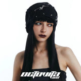 Black knitted hat