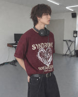 (UNISEX) ハートシンドローム オーバーTシャツ