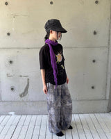 オリエンタルプリントストリングパンツ