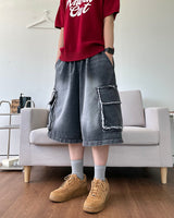 Indie Bermuda Cargo Denim Pants