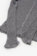 Solune net collor cardigan