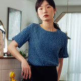 リンクルトップ (blue)