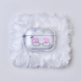 【MADE】 Megane Girl AirPods Case – Pink (★Keyring & Sticker Set)