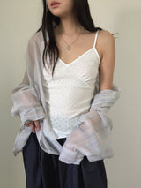 Odd see-through overfit shirt (3color)
