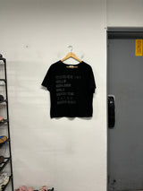 ボンジュハイレターセミクロップベーシックフィットショートスリーブTシャツ5カラー