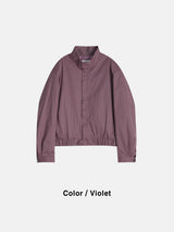 Dart shoulder blouson